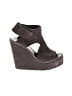 Pedro Garcia Gray Wedges Size 9 (estimated) - photo 1