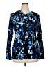 Daisy Fuentes Blue Long Sleeve Blouse Size XL - photo 1