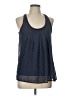Valerie Bertinelli 100% Polyester Blue Tank Top Size L - photo 1