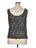Alex Evenings Silver Sleeveless Top Size 1X - photo 2