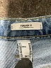 Forever 21 100% Cotton Hearts Blue Jeans Size 29 waist - photo 7