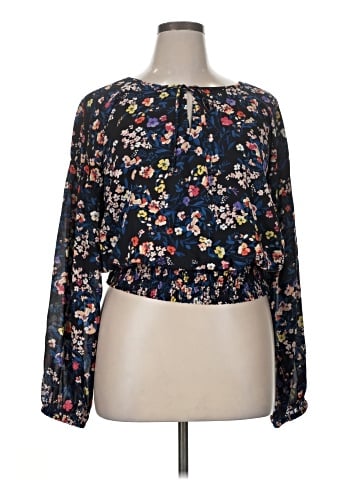 Ann Taylor Long Sleeve Blouse (view 1)