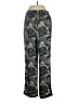 J.Crew Collection 100% Polyester Paisley Black Casual Pants Size 2 (petite) - photo 2