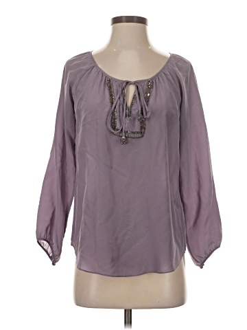 Rebecca Taylor 3/4 Sleeve Silk Top (view 1)