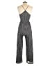 Halston Heritage 100% Polyester Metallic Silver Jumpsuit Size XS - photo 2