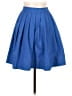 Assorted Brands Solid Blue Formal Skirt Size 10 - photo 1
