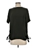 Vince Camuto Black Short Sleeve Top Size S - photo 1