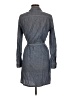 Tory Burch 100% Cotton Gray Trenchcoat Size 6 - photo 2