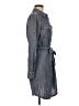 Tory Burch 100% Cotton Gray Trenchcoat Size 6 - photo 4