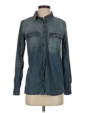 MNG Long Sleeve Button-Down Shirt (view 1)