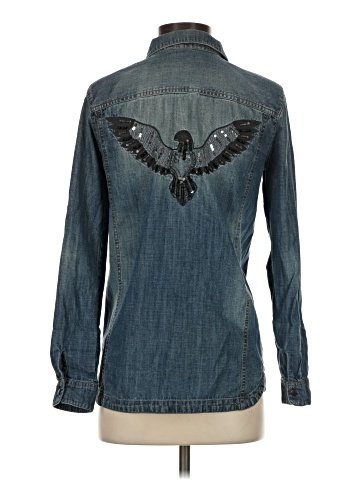 MNG Long Sleeve Button-Down Shirt (view 2)