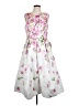 Eliza J 100% Polyester Floral White Cocktail Dress Size 12 - photo 1