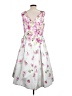 Eliza J 100% Polyester Floral White Cocktail Dress Size 12 - photo 2
