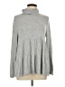 Cotton Bleu Gray Turtleneck Sweater Size M - photo 1