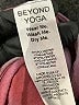 Beyond Yoga Color Block Burgundy Active Pants Size S - photo 8