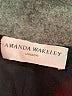 Amanda Wakeley 100% Polyester Metallic Silver Long Sleeve Blouse Size 6 - photo 7
