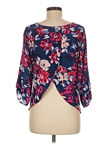 Yumi Kim 3/4 Sleeve Silk Top (view 2)