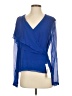 Robert Rodriguez Blue Long Sleeve Blouse Size 2 - photo 1