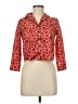 Mia Joy 100% Polyester Floral Red 3/4 Sleeve Blouse Size 8 - photo 1