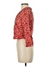 Mia Joy 100% Polyester Floral Red 3/4 Sleeve Blouse Size 8 - photo 5