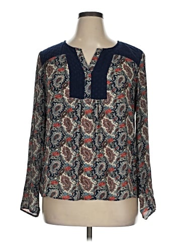 Black Rainn Long Sleeve Blouse (view 1)