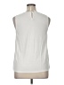 Elle 100% Polyester Ivory Sleeveless T-Shirt Size XL - photo 2