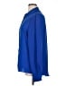 Laundry by Shelli Segal 100% Polyester Blue Long Sleeve Blouse Size XL - photo 5