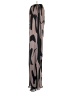 Shein 100% Polyester Print Brown Tan Casual Pants Size 2 - photo 5