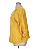 Adrienne Vittadini Polka Dots Yellow 3/4 Sleeve Blouse Size XL - photo 5