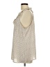 CAbi 100% Polyester Ivory Sleeveless Blouse Size L - photo 5