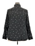 Torrid Polka Dots Black 3/4 Sleeve Button-Down Shirt Size 2X Plus (2) - photo 2
