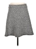 Ann Taylor LOFT Chevron-herringbone Gray Casual Skirt Size M - photo 2