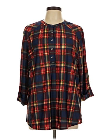 N Touch 3/4 Sleeve Blouse (view 1)