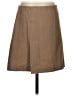 Theory Chevron-herringbone Tan Wool Skirt Size 4 - photo 1