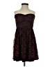 Miley + Molly Hearts Black Cocktail Dress Size P (estimated, petite) - photo 1