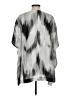 Natori Stripes Gray 3/4 Sleeve Blouse Size Sm - Med - photo 2