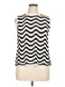 City Chic 100% Polyester Ivory Silver Sleeveless Blouse Size 14 Plus (XS) - photo 1