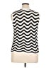 City Chic 100% Polyester Ivory Silver Sleeveless Blouse Size 14 Plus (XS) - photo 2