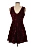 Forever 21 Burgundy Cocktail Dress Size M - photo 2