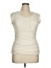 Alfani Ivory Sleeveless Blouse Size XL - photo 1