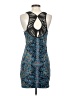 Free People Paisley Blue Cocktail Dress Size S - photo 2