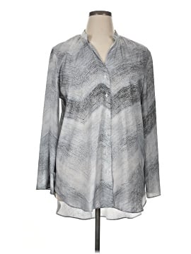 Joan Vass Long Sleeve Blouse (view 1)