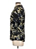 Como Print Gold Short Sleeve Blouse Size L - photo 5