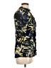Como Print Gold Short Sleeve Blouse Size L - photo 4