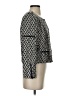 Alice + Olivia Chevron-herringbone Black Jacket Size 4 (estimated) - photo 4