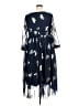 Flycurvy 100% Polyester Stars Blue Cocktail Dress Size 3X - photo 2