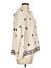 Zara 100% Polyester Ivory 3/4 Sleeve Blouse Size L - photo 4