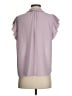 Current Air 100% Polyester Purple Short Sleeve Blouse Size S - photo 2