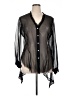 Illia 100% Silk Black Blouse Size 8 - photo 1