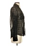 Express 100% Polyester Polka Dots Black Long Sleeve Blouse Size XS - photo 4